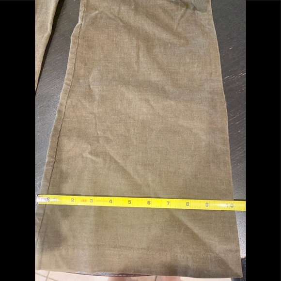 Vintage Y2K Unique Green pants Flare Pants sz 7 junior vintage 1900s boho - Picture 5 of 8